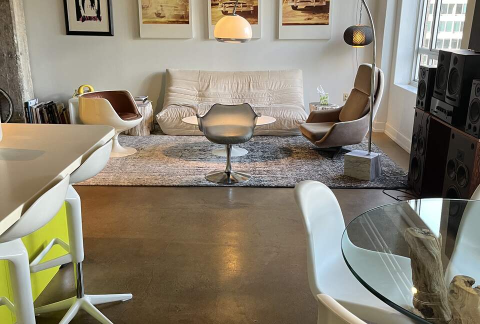 Art Deco Corner Loft with City Views - Austin, Texas