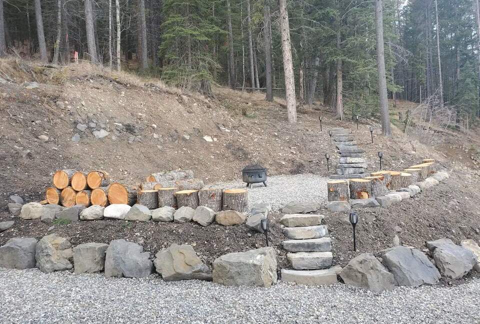 Backyard fire pit (when theres no fire ban).