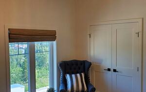 Master bedroom walkin closet doors.