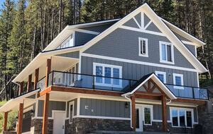 House from side street showing the main side entrance.