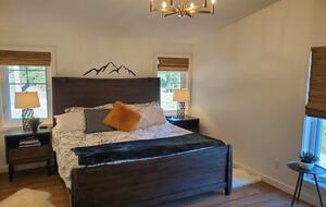 Upstairs master bed.