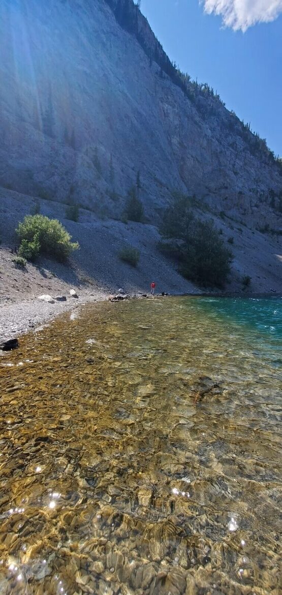 Emerald Lake, 15 minute drive away.