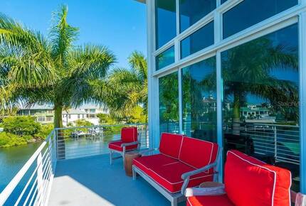 Five-Level Sarasota Luxury Home with Private Dock & Terraces - Sarasota, Florida