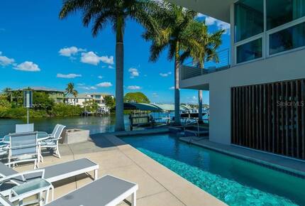 Five-Level Sarasota Luxury Home with Private Dock & Terraces - Sarasota, Florida