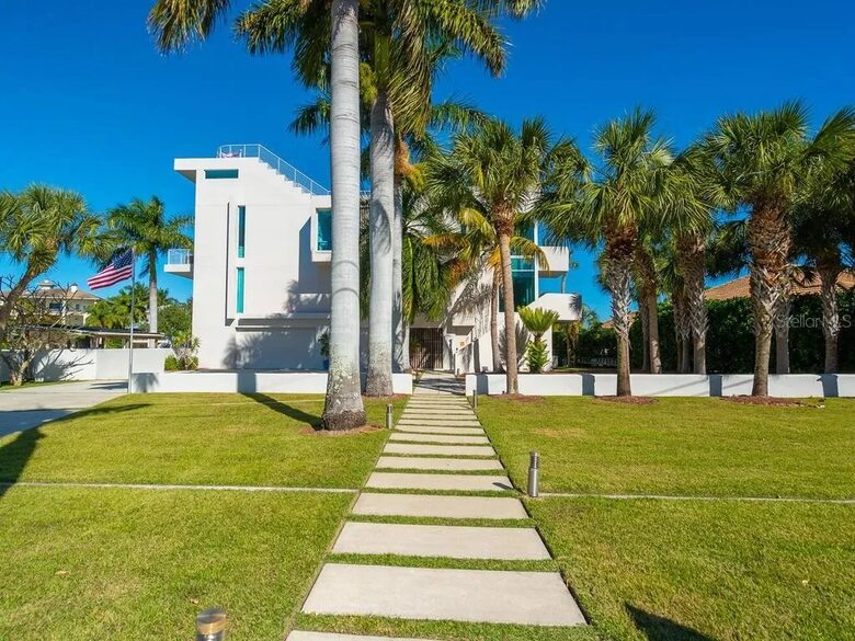 Five-Level Sarasota Luxury Home with Private Dock & Terraces - Sarasota, Florida