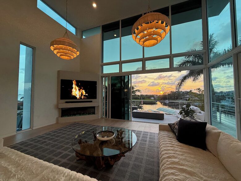 Five-Level Sarasota Luxury Home with Private Dock & Terraces - Sarasota, Florida