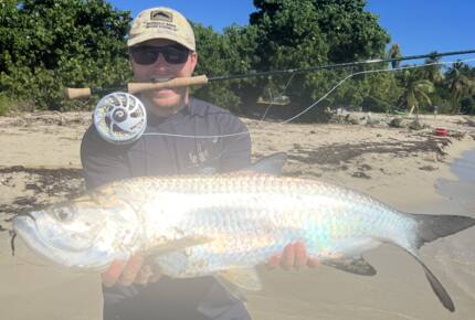 Tarpin fishing from shore