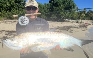 Tarpin fishing from shore