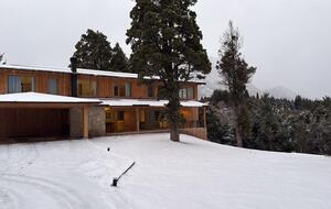 spacious house, with a big garden and a garage for 2 cars