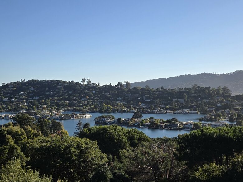 Artful Architecture Overlooking the San Francisco Bay - Tiburon, California