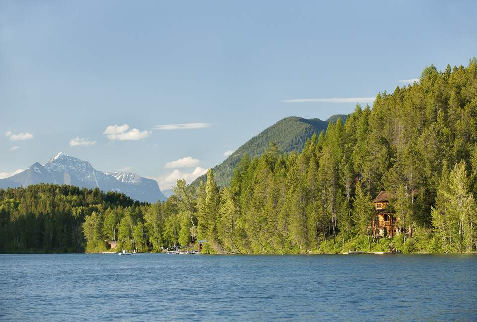 Property - Glacier Park in background