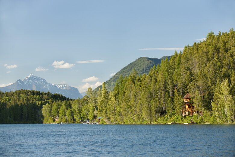 Property - Glacier Park in background