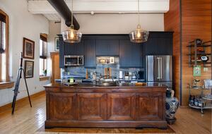 Downtown Knoxville Loft Above the Emporium | Art, Light & Luxury - Knoxville, Tennessee