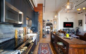 Downtown Knoxville Loft Above the Emporium | Art, Light & Luxury - Knoxville, Tennessee