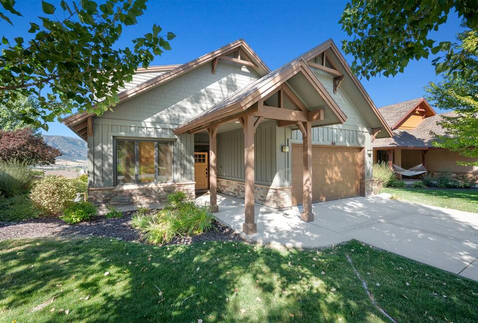 Front of home and entryway