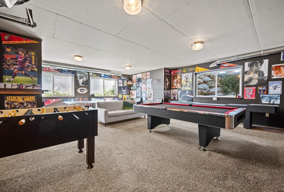 Billiards and foosball