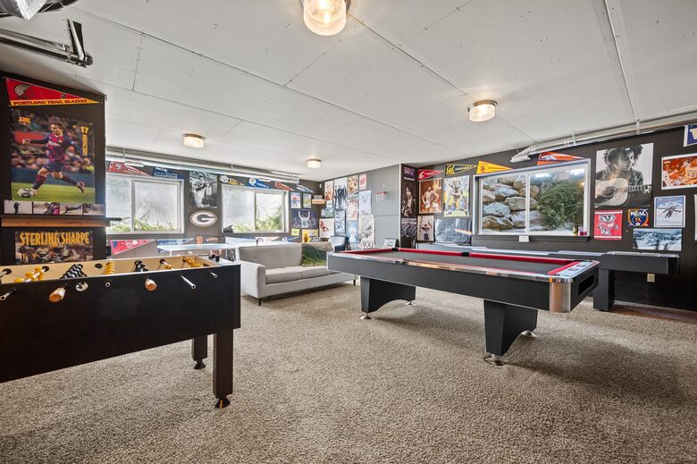 Billiards and foosball