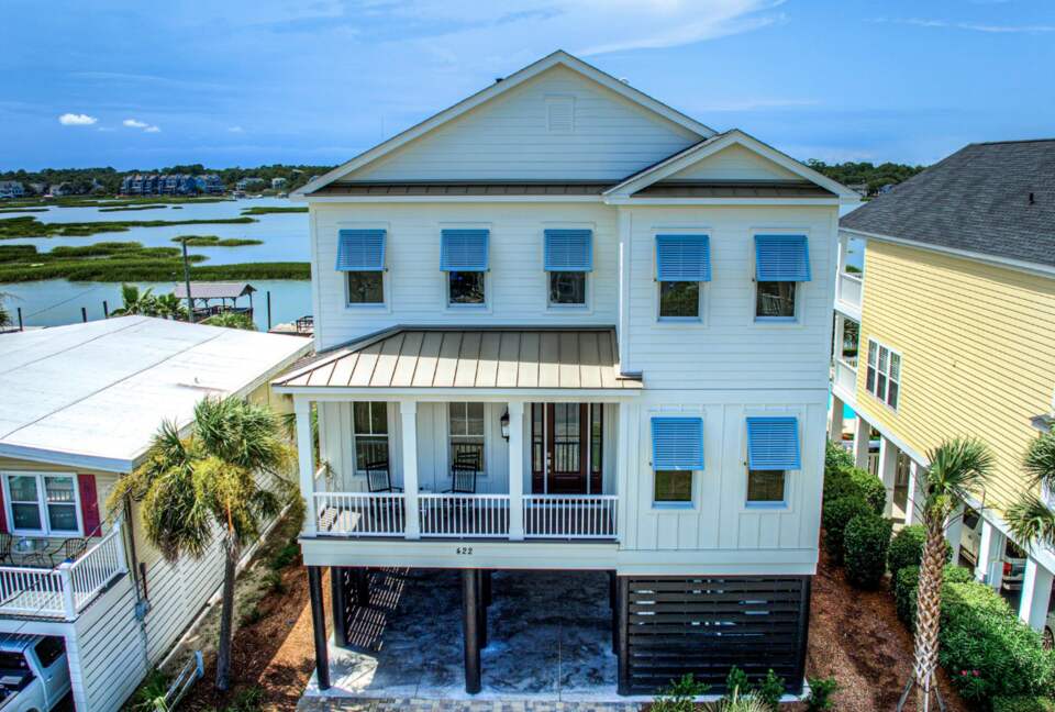 Marsh Oak Inletfront Home with Dock & Gazebo - Murrells Inlet, South Carolina