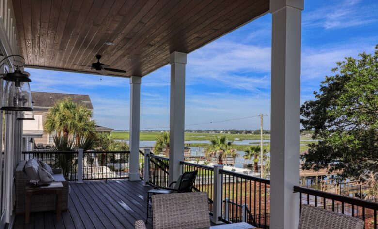 Marsh Oak Inletfront Home with Dock & Gazebo - Murrells Inlet, South Carolina