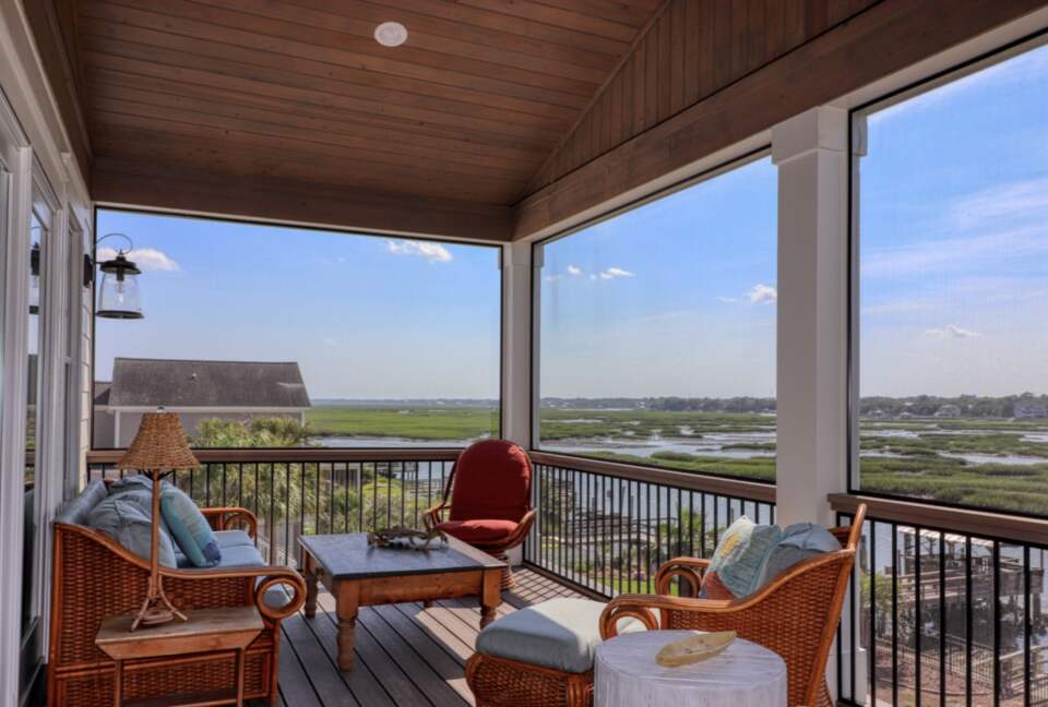 Marsh Oak Inletfront Home with Dock & Gazebo - Murrells Inlet, South Carolina
