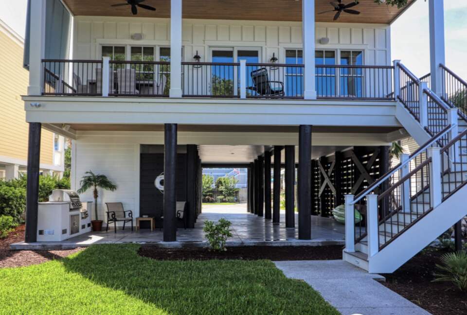 Marsh Oak Inletfront Home with Dock & Gazebo - Murrells Inlet, South Carolina