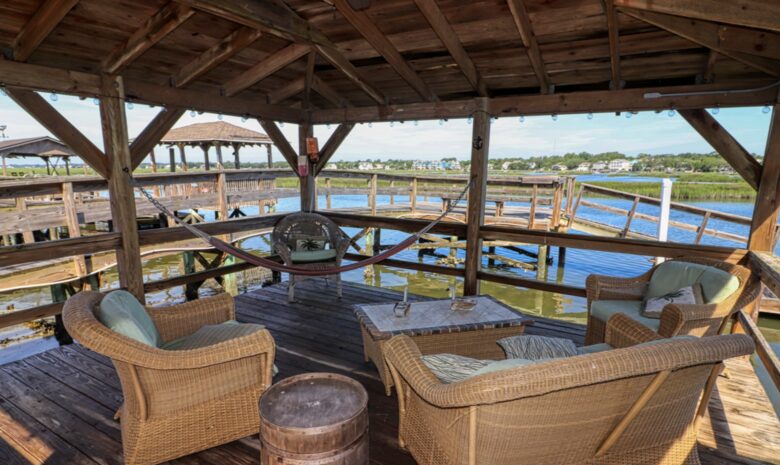 Marsh Oak Inletfront Home with Dock & Gazebo - Murrells Inlet, South Carolina