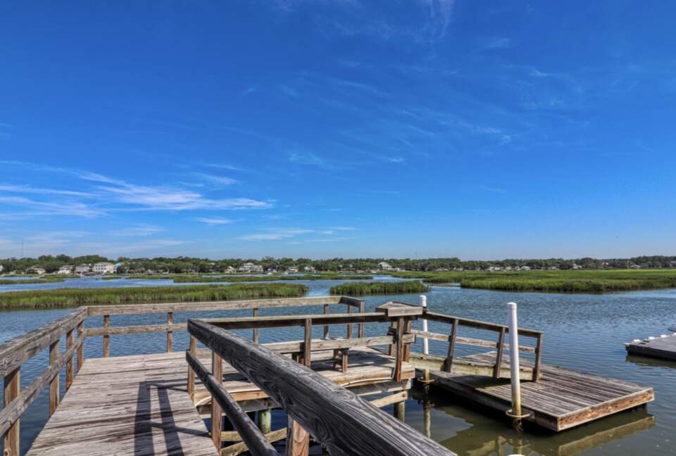 Marsh Oak Inletfront Home with Dock & Gazebo - Murrells Inlet, South Carolina