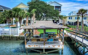 Marsh Oak Inletfront Home with Dock & Gazebo - Murrells Inlet, South Carolina