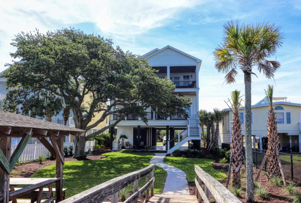 Marsh Oak Inletfront Home with Dock & Gazebo - Murrells Inlet, South Carolina