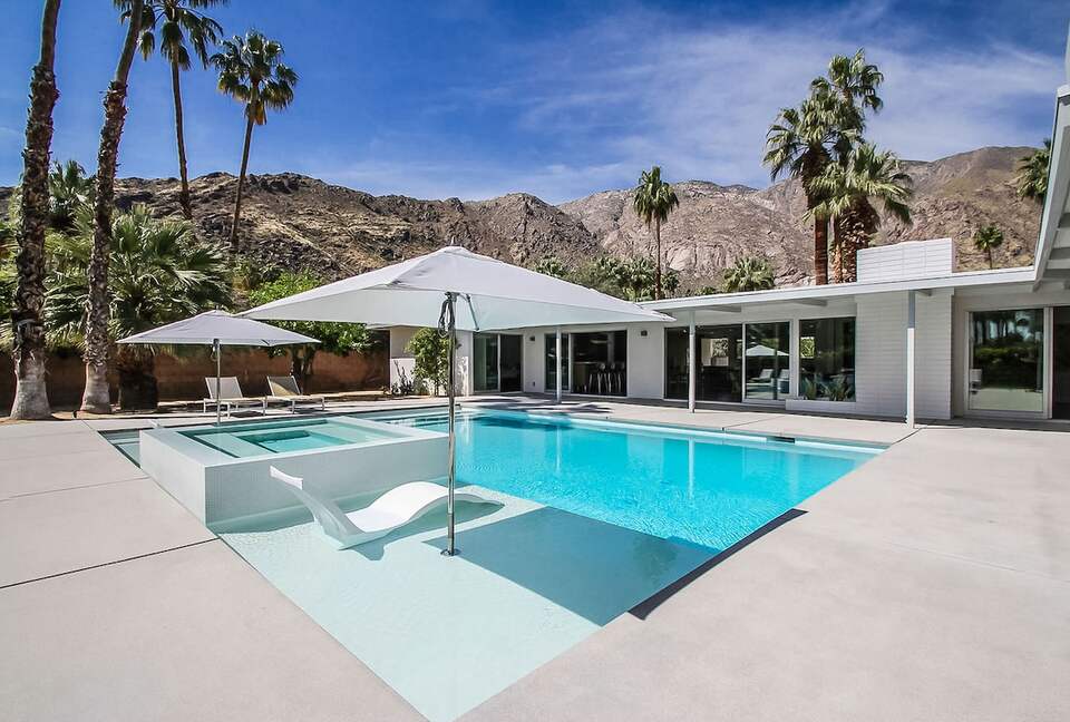 Desert Modern Estate | Restored Alexander Home with Pool & Lanai - Palm Springs, California
