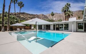 Desert Modern Estate | Restored Alexander Home with Pool & Lanai - Palm Springs, California