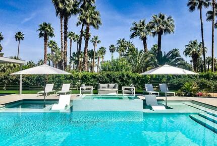 Desert Modern Estate | Restored Alexander Home with Pool & Lanai - Palm Springs, California