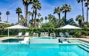 Desert Modern Estate | Restored Alexander Home with Pool & Lanai - Palm Springs, California