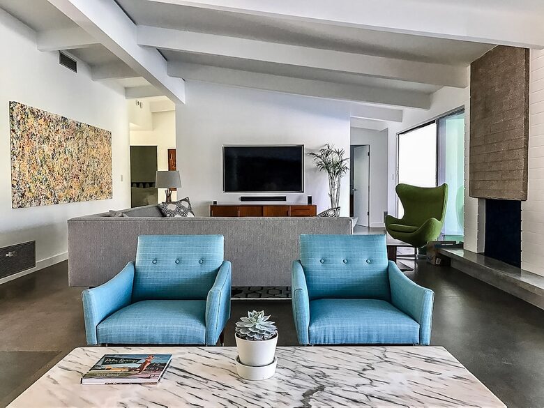 Desert Modern Estate | Restored Alexander Home with Pool & Lanai - Palm Springs, California