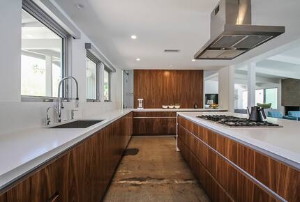 Desert Modern Estate | Restored Alexander Home with Pool & Lanai - Palm Springs, California