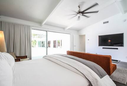 Desert Modern Estate | Restored Alexander Home with Pool & Lanai - Palm Springs, California