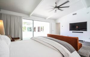 Desert Modern Estate | Restored Alexander Home with Pool & Lanai - Palm Springs, California