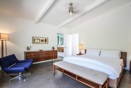 Desert Modern Estate | Restored Alexander Home with Pool & Lanai - Palm Springs, California