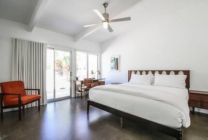 Desert Modern Estate | Restored Alexander Home with Pool & Lanai - Palm Springs, California