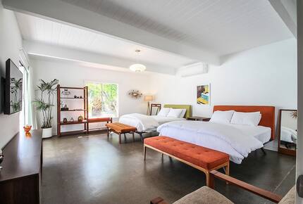 Desert Modern Estate | Restored Alexander Home with Pool & Lanai - Palm Springs, California