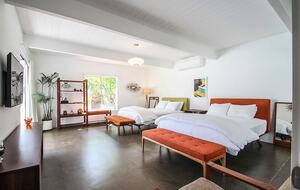 Desert Modern Estate | Restored Alexander Home with Pool & Lanai - Palm Springs, California