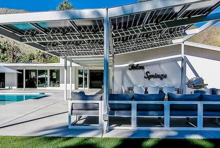 Desert Modern Estate | Restored Alexander Home with Pool & Lanai - Palm Springs, California