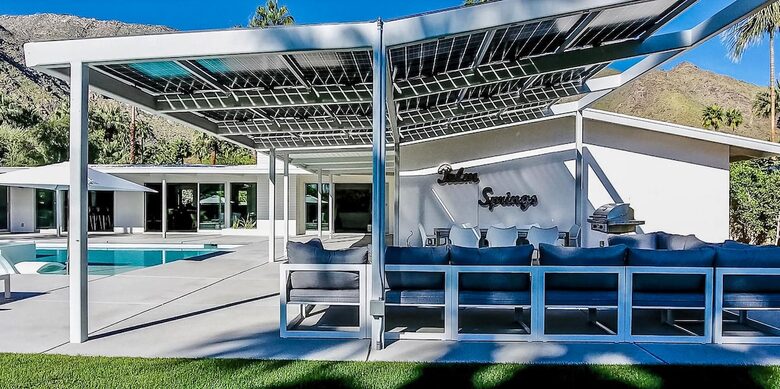 Desert Modern Estate | Restored Alexander Home with Pool & Lanai - Palm Springs, California