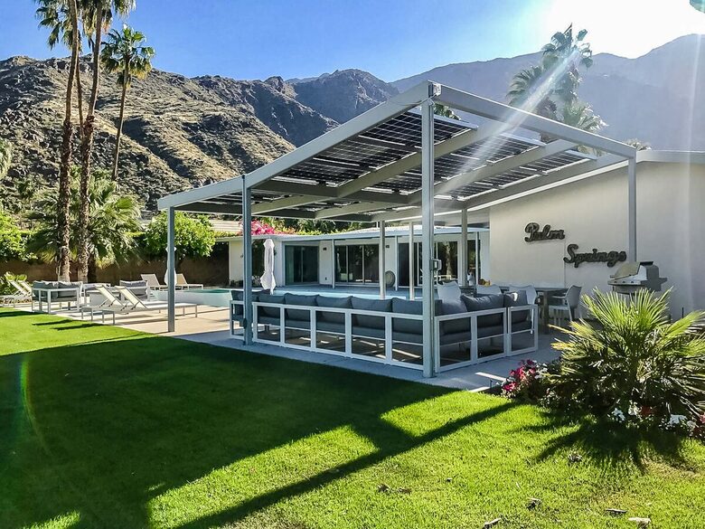 Desert Modern Estate | Restored Alexander Home with Pool & Lanai - Palm Springs, California