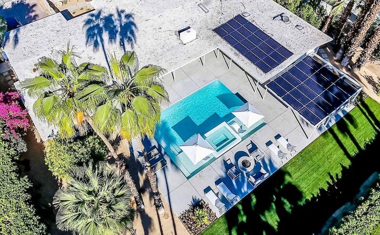 Desert Modern Estate | Restored Alexander Home with Pool & Lanai - Palm Springs, California