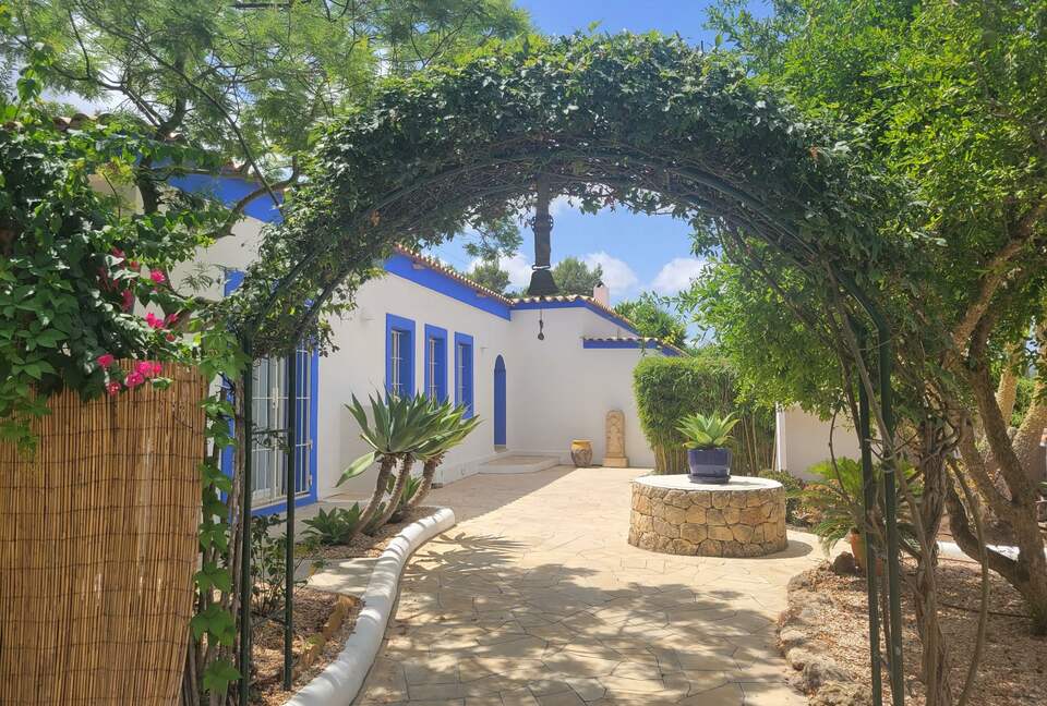 Elegant Hillside Escape with Panoramic Valleys - Sant Miguel, Ibiza, Spain