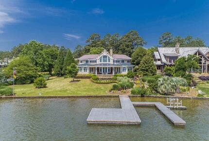 Elegant Cuscowilla Lakefront Home with Panoramic Views - Eatonton, Georgia