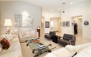 Sophisticated Living Space with Artistic Flair