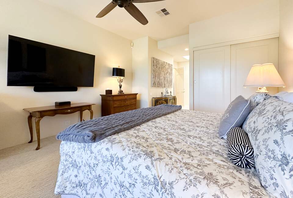 Master Suite with Large TV