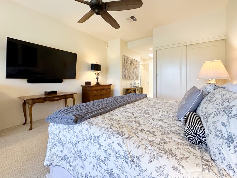 Master Suite with Large TV